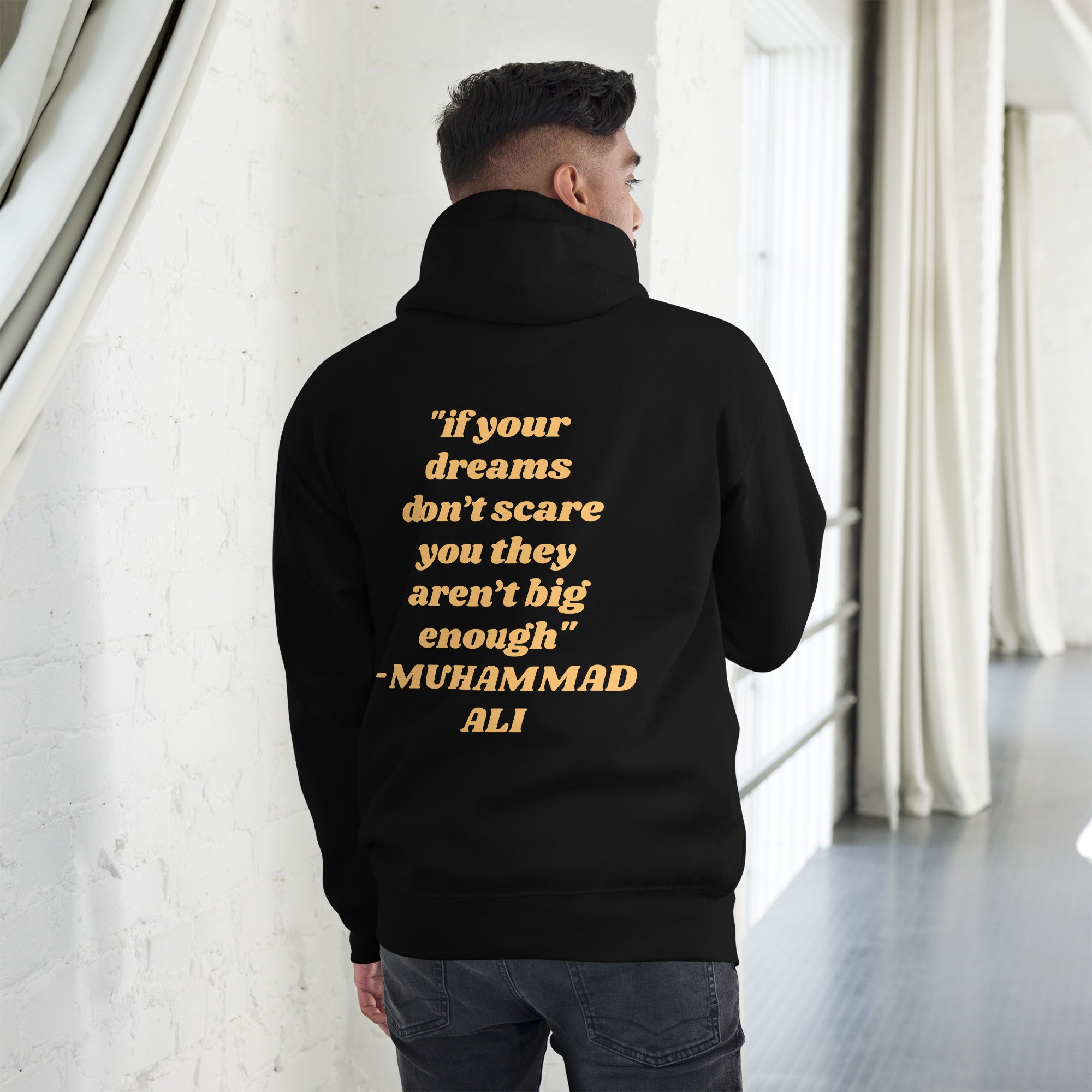 Muhammad ali unisex hoodie - Iconic quotes