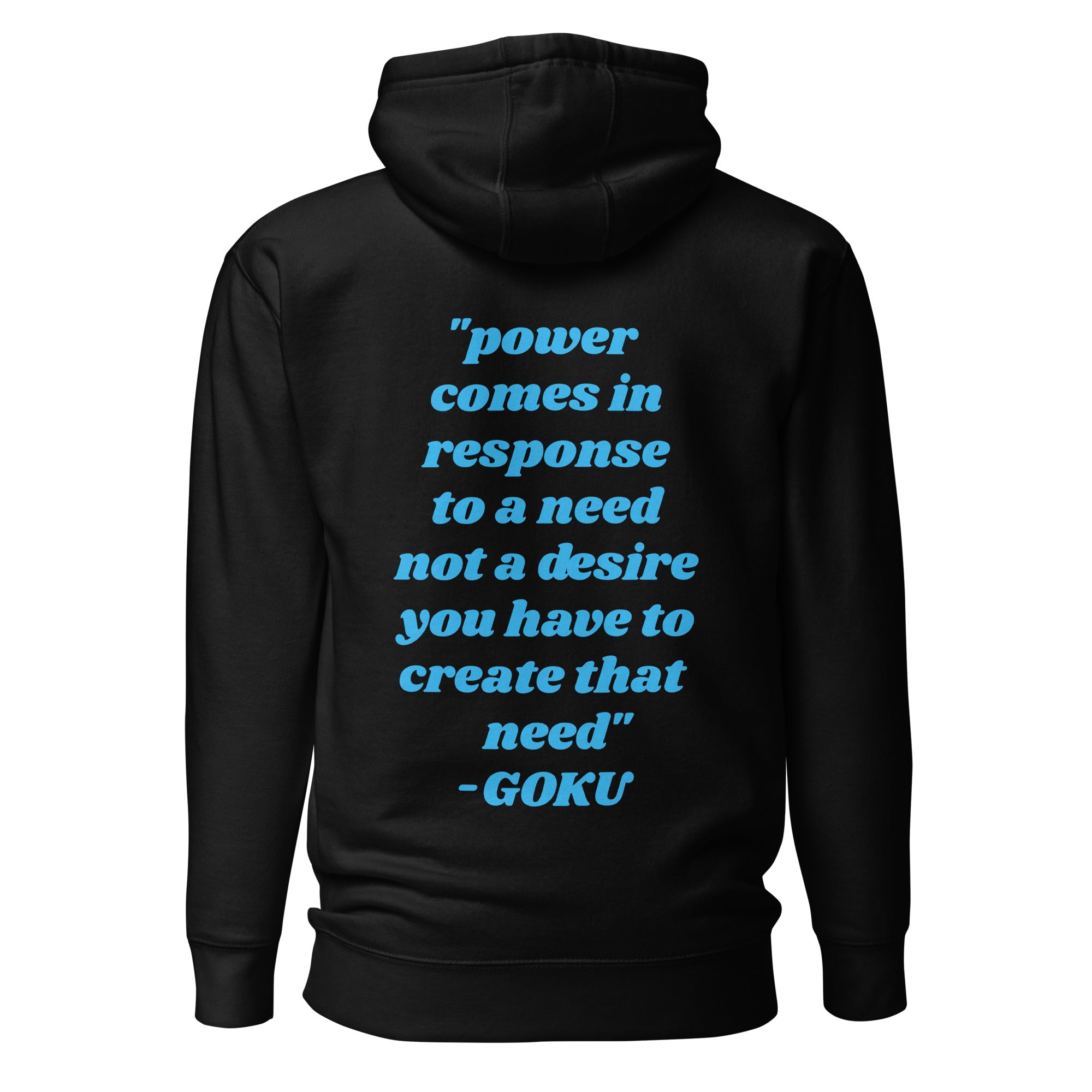 Goku Hoodie - Iconic quotes