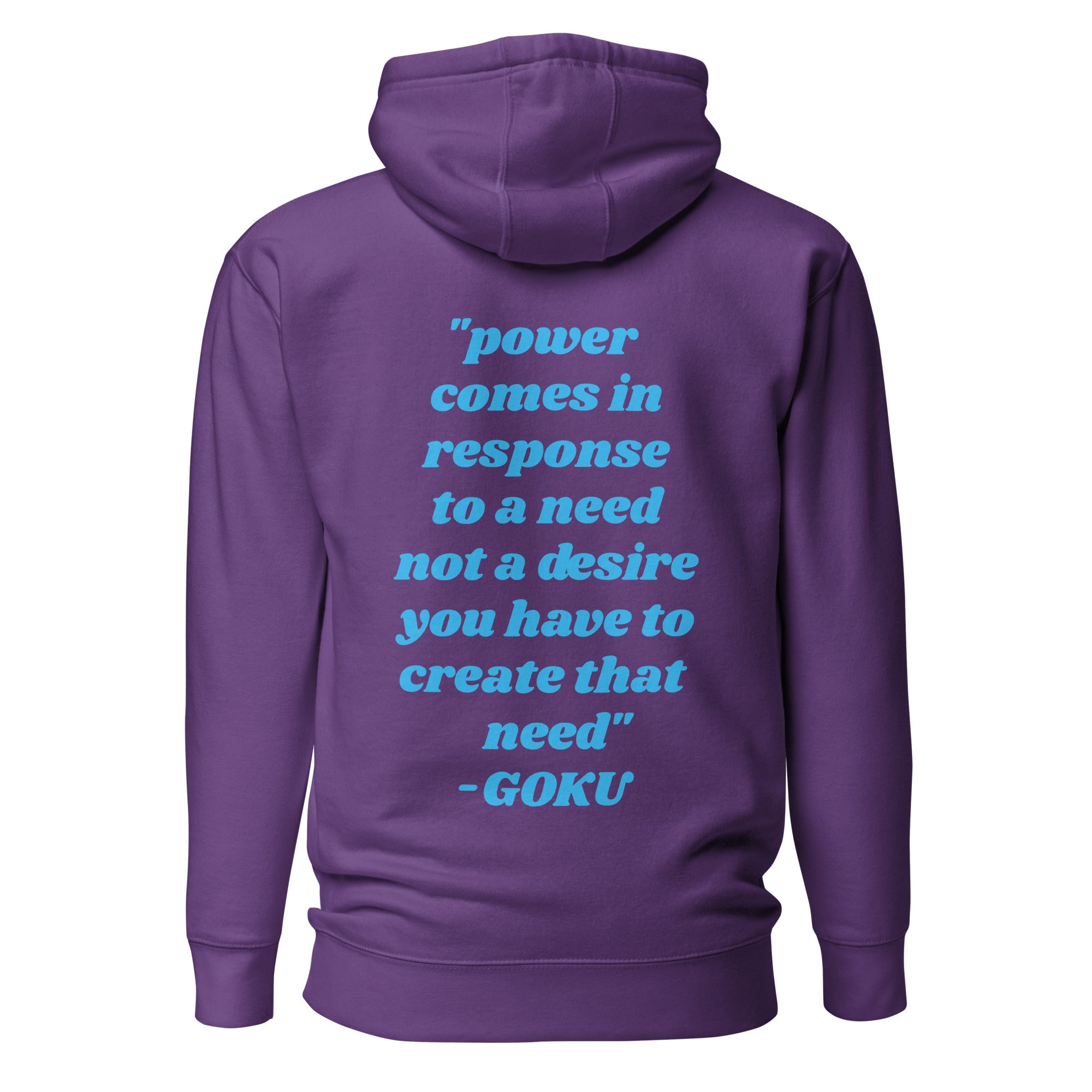 Goku Hoodie - Iconic quotes