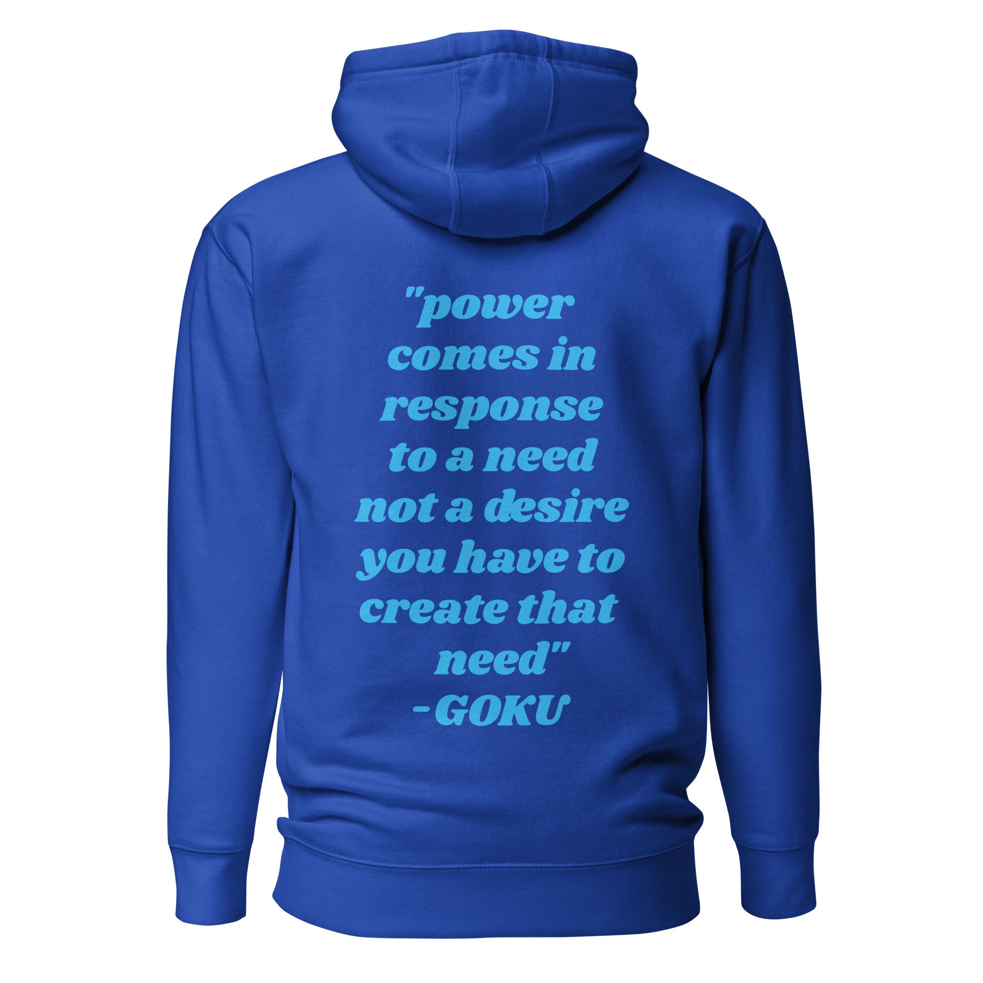 Goku Hoodie - Iconic quotes