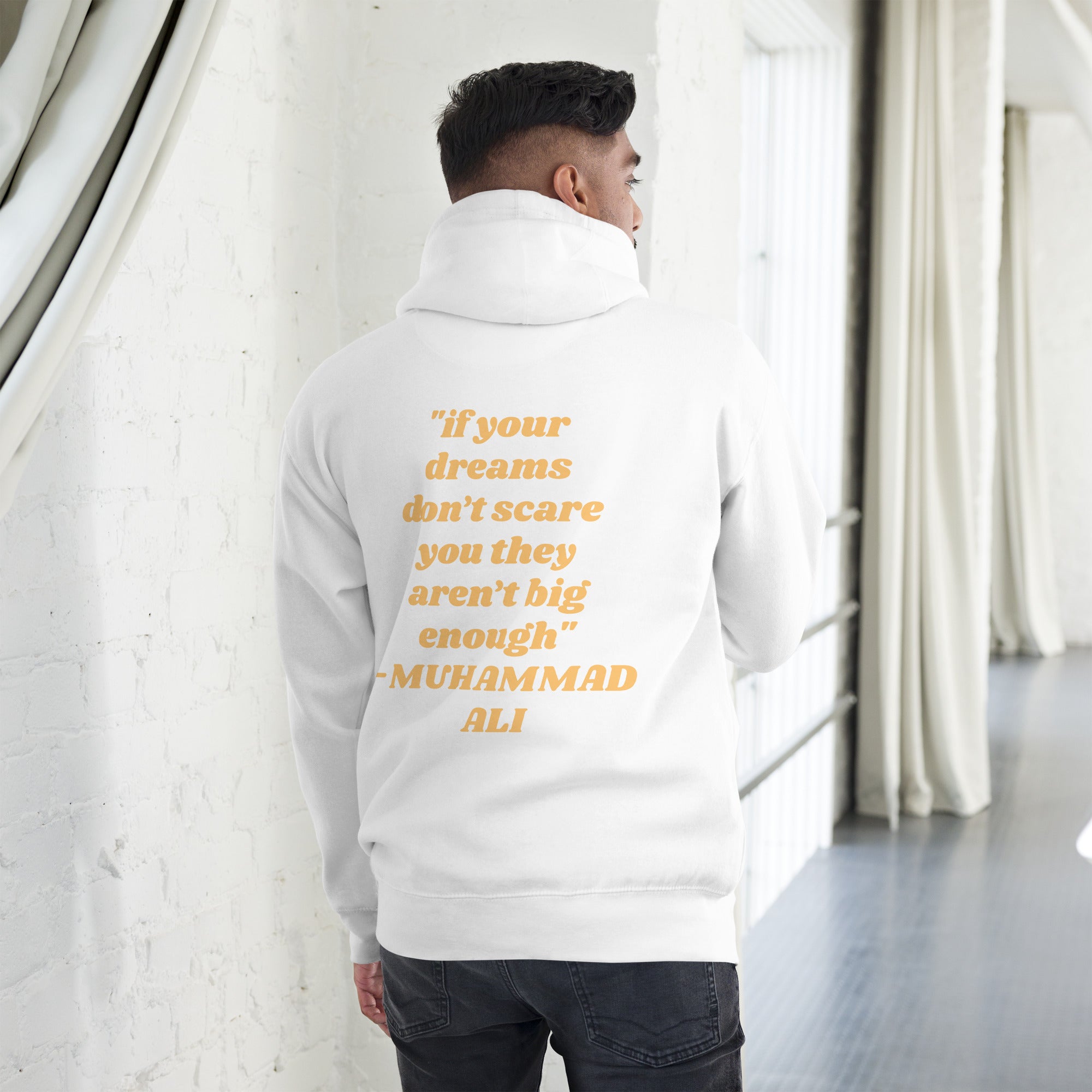Muhammad ali unisex hoodie - Iconic quotes