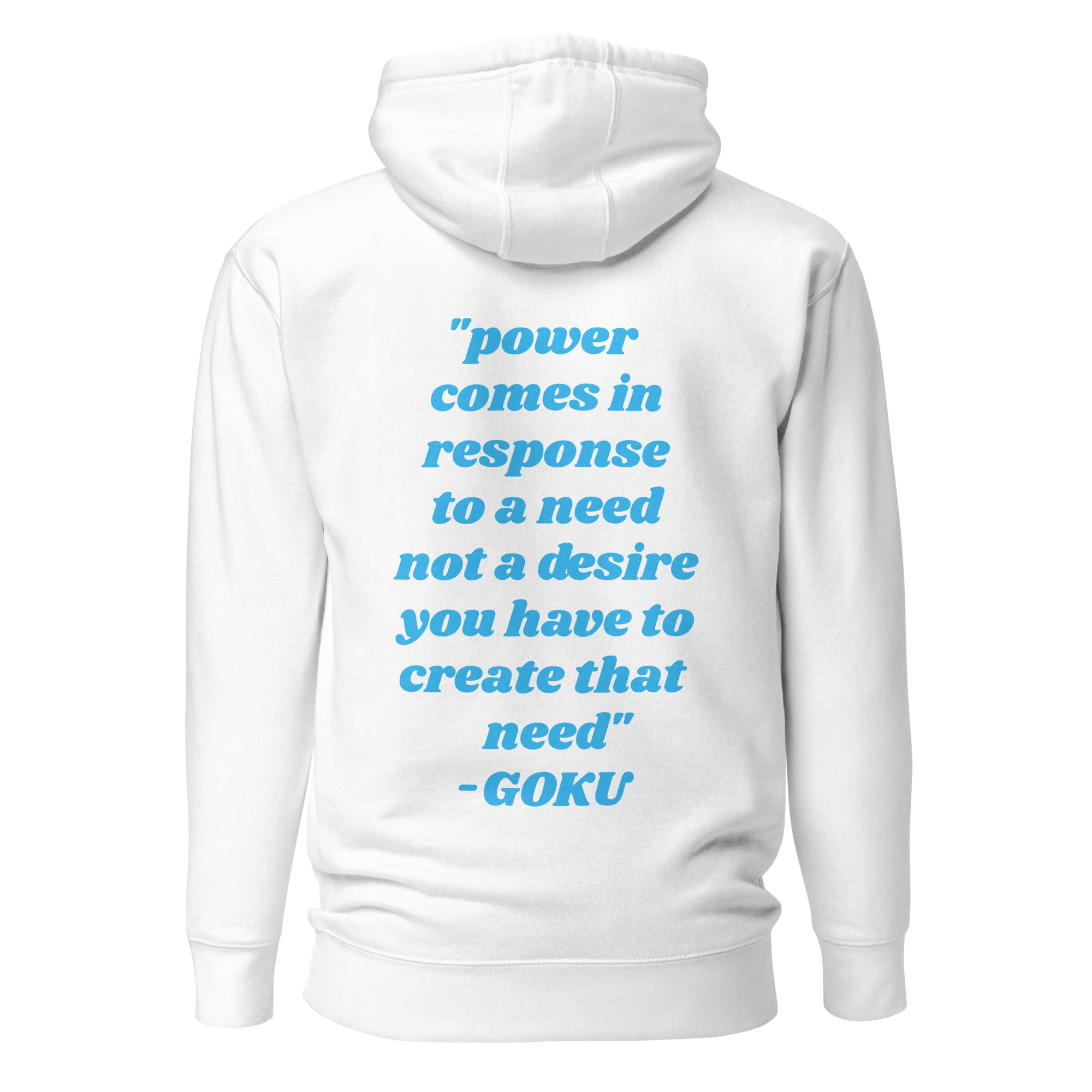 Goku Hoodie - Iconic quotes