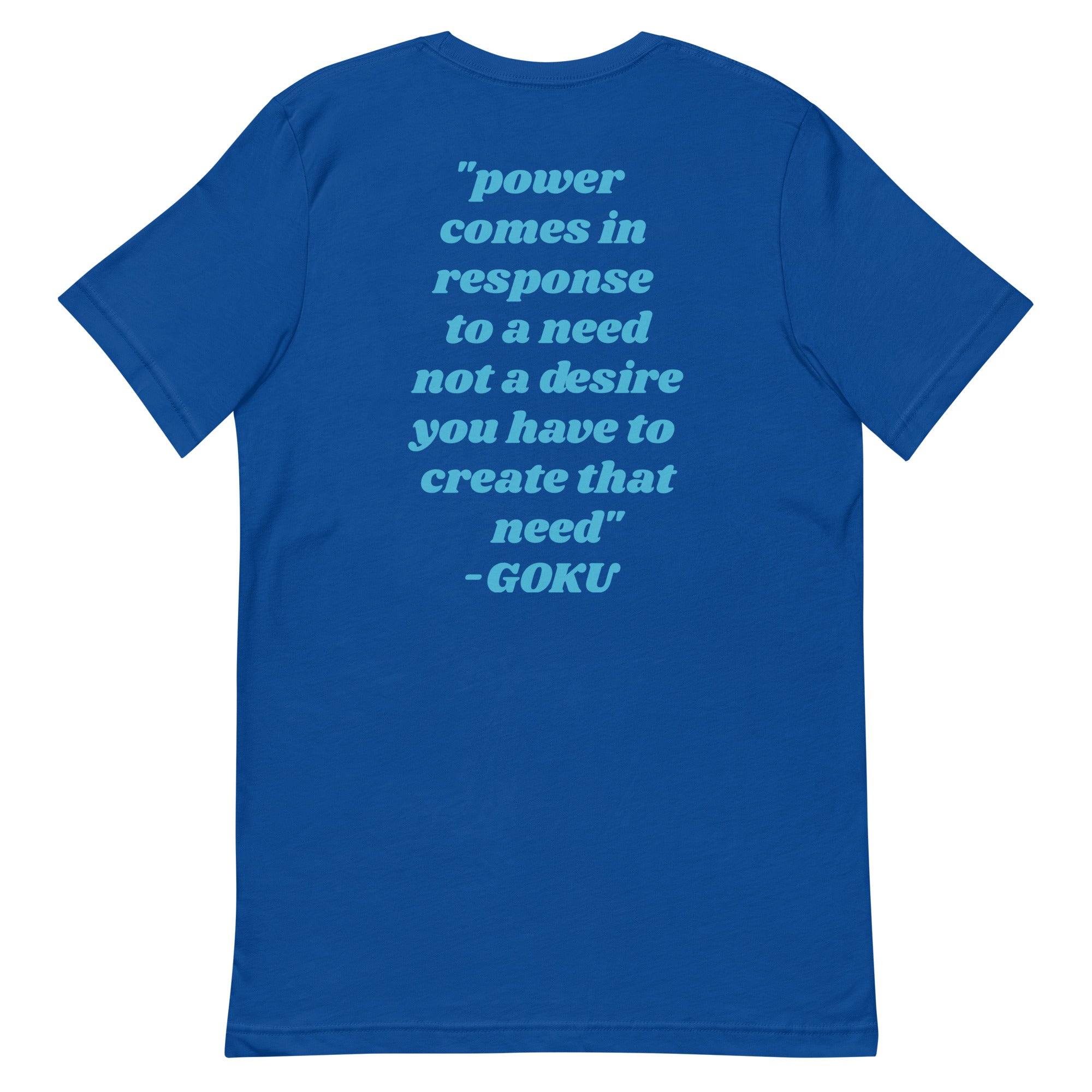 Goku t-shirt - Iconic quotes