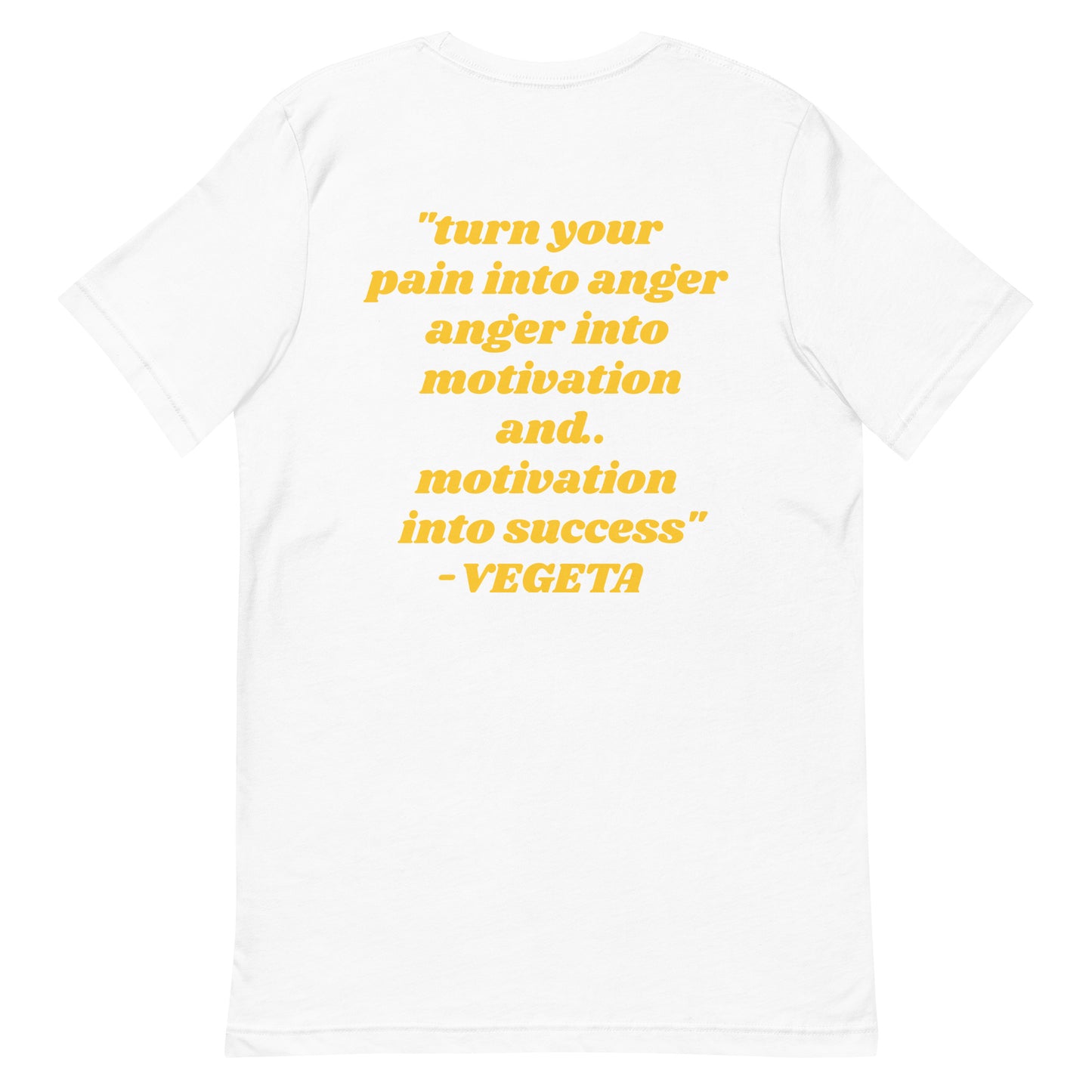 vegeta t-shirt - Iconic quotes