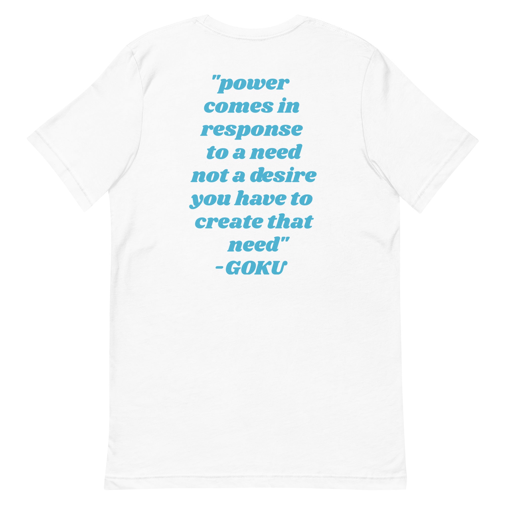 Goku t-shirt - Iconic quotes