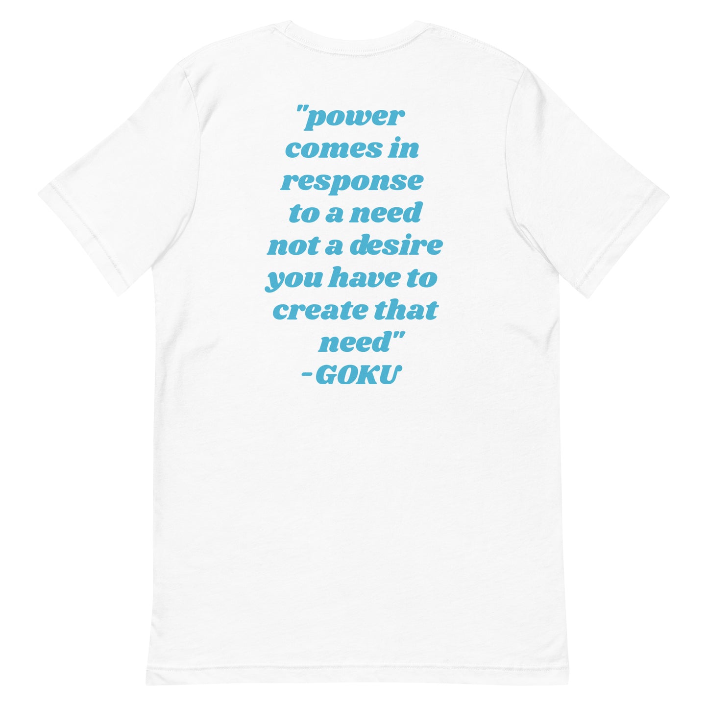 Goku t-shirt - Iconic quotes